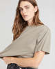 Richer Poorer Relaxed Short Sleeve Crop Tee - Warm Grey - Thumbnail 3