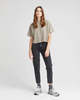 Richer Poorer Relaxed Short Sleeve Crop Tee - Warm Grey - Thumbnail 4