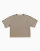Richer Poorer Relaxed Short Sleeve Crop Tee - Warm Grey - Thumbnail 5