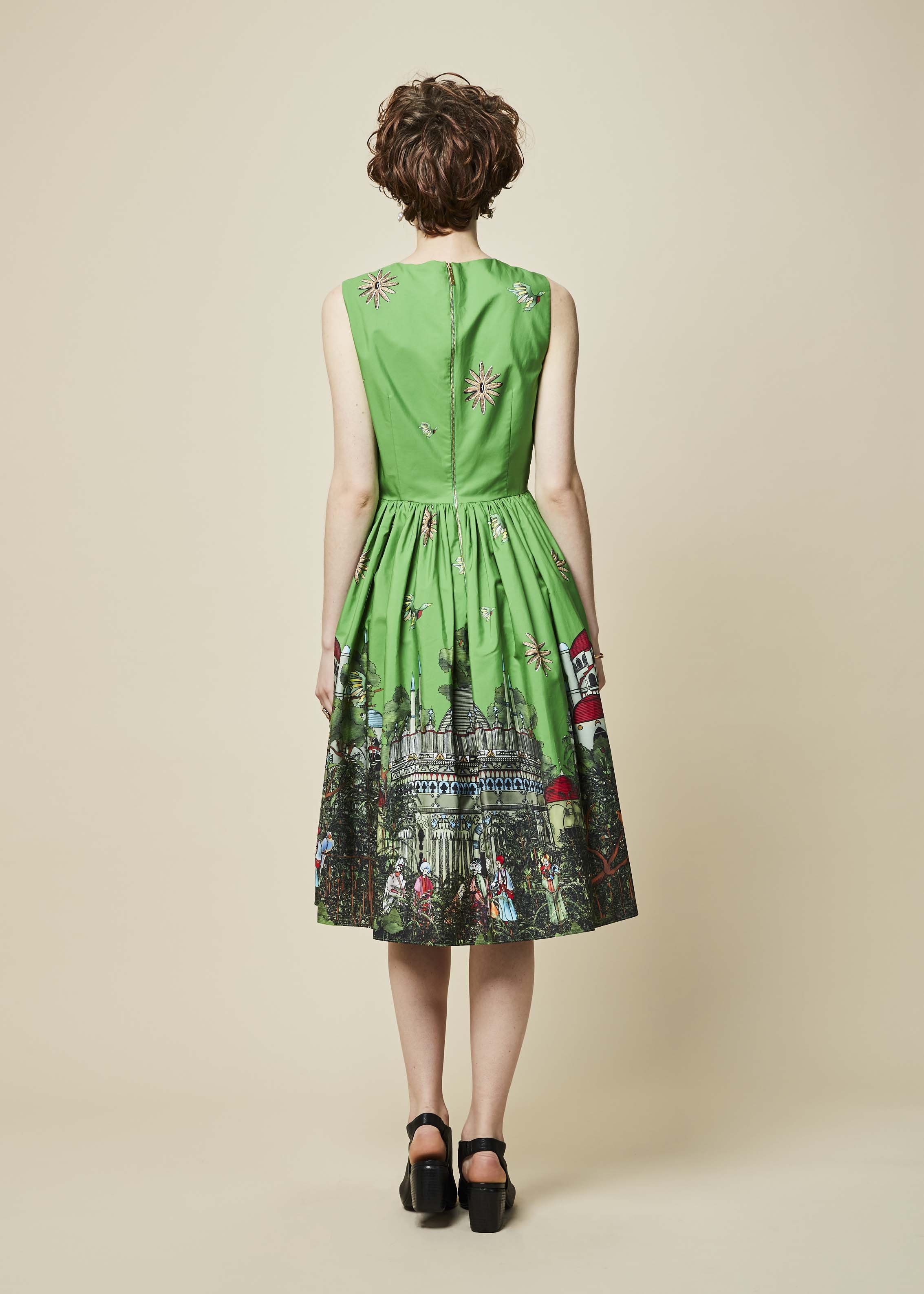 Roi du Lac Hagia Sophia Dress Green Garmentory