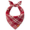The Foggy Dog Marsala Plaid Dog Bandana - Thumbnail 2