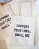 Polished Prints Support Your Local Biz Tote - Thumbnail 2
