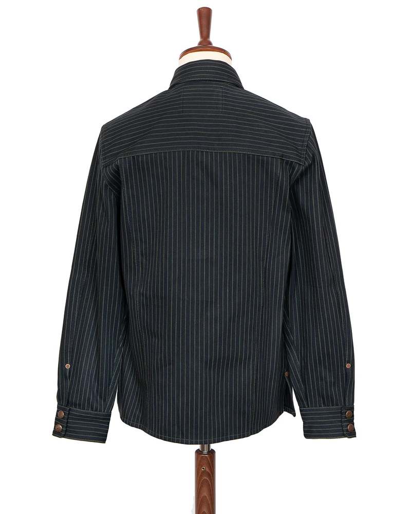 Indigofera Copeland Jacket - Viridescent Stripe Indigofera Copeland Jacket - Viridescent Stripe