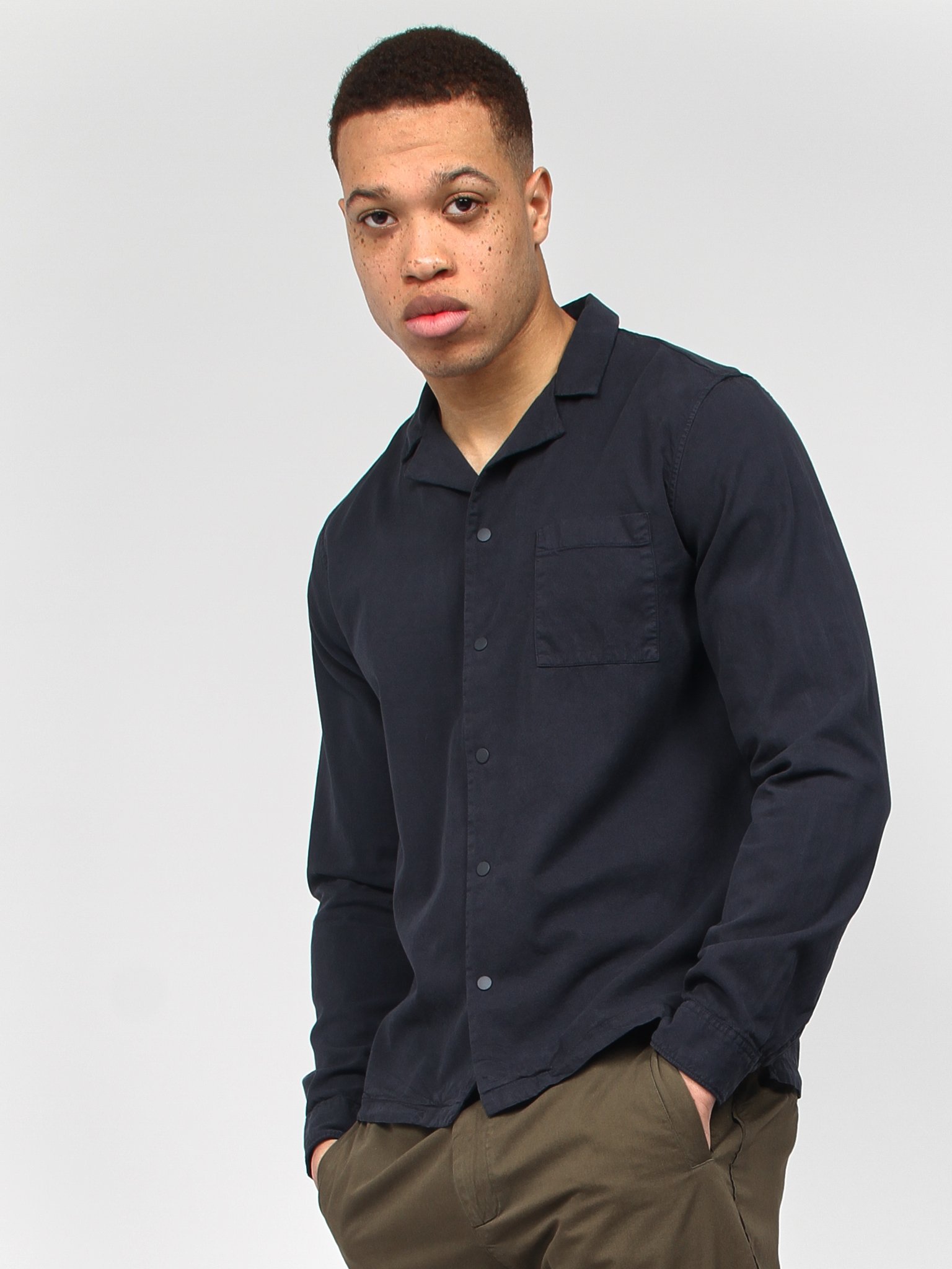 folk soft collar shirt