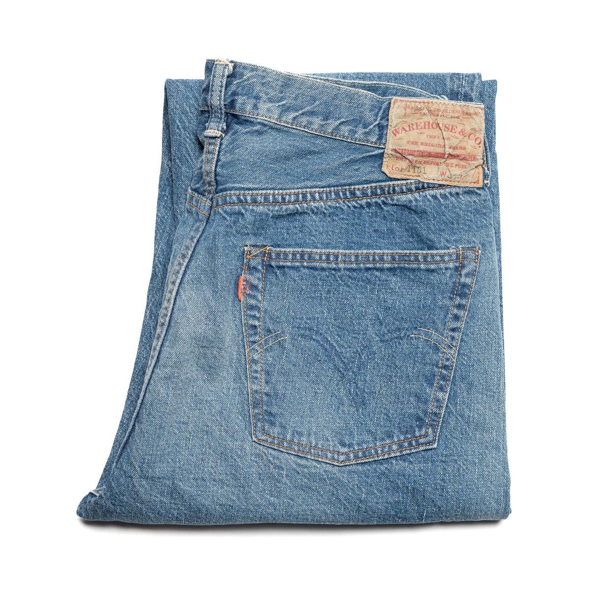 パンツ WAREHOUSE 2ND-HAND SELVEDGE DENIM Warehouse & Co. Lot. 1101 Second Hand Series Used Wash Jean
