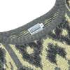 L'UOMO 70s Art Deco Jacquard Knit Jumper - Yellow - Thumbnail 3