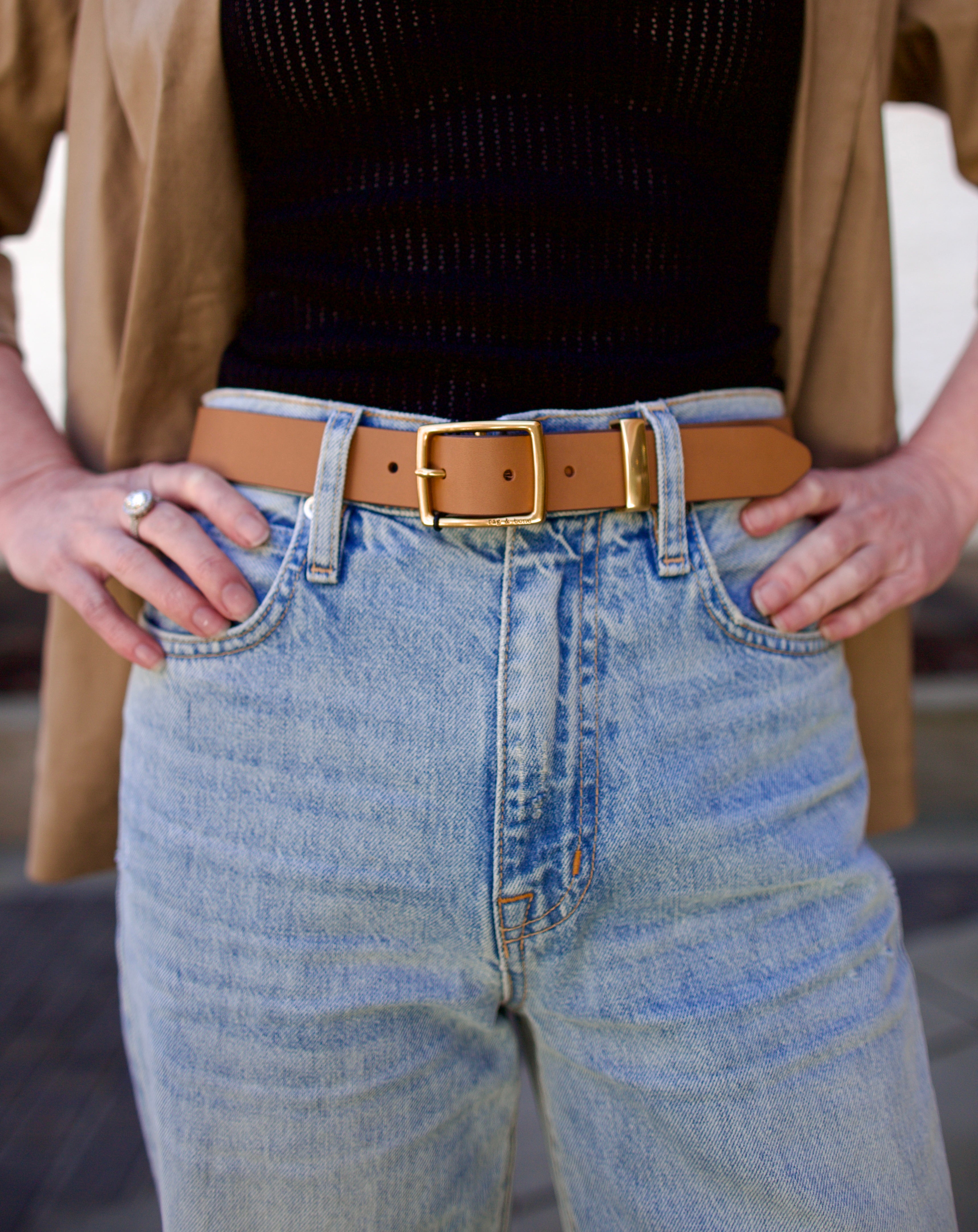 Rag & Bone X Boyfriend Belt - Tan | Garmentory