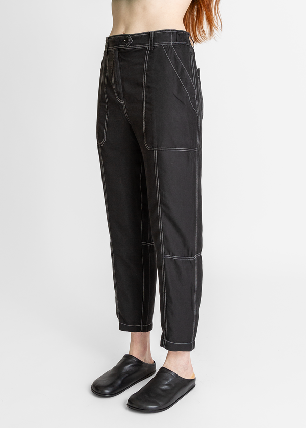 Raquel Allegra Torrey Pant - Black