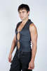 FANG NYC Neck Belt Lapel Vest - Black/Blue - Thumbnail 3