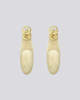 ADORN Big Drop Earrings - White - Thumbnail 4