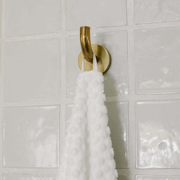 Slowtide Clive Bath Towel - White