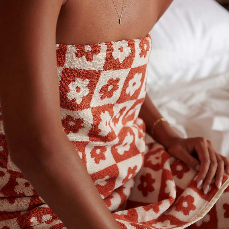 Slowtide Gigi Bath Towel - Rust Slowtide Gigi Bath Towel - Rust