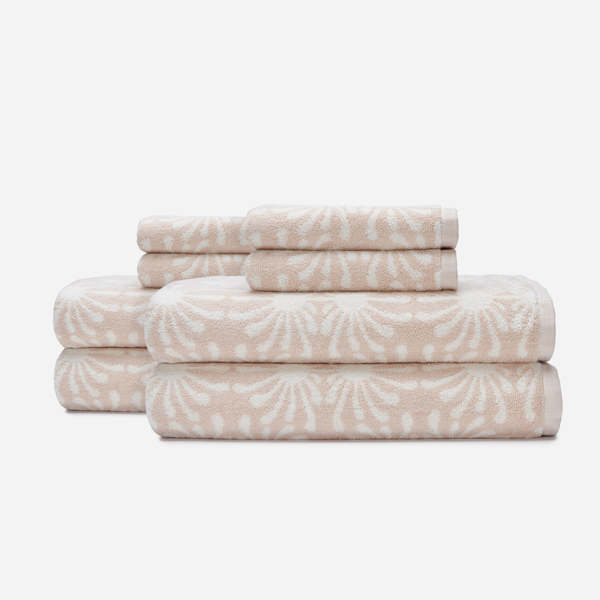 Slowtide Up At Dawn Bath Towel - Blush Slowtide Up At Dawn Bath Towel - Blush