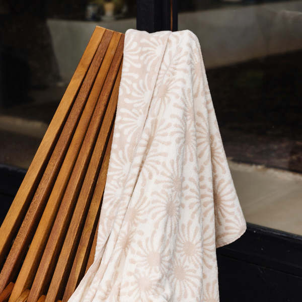 Slowtide Up At Dawn Bath Towel - Blush Slowtide Up At Dawn Bath Towel - Blush