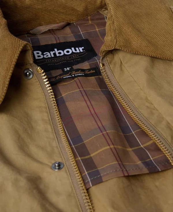 Barbour Oversized Bedale Casual Jacket - Golden Khaki | Garmentory