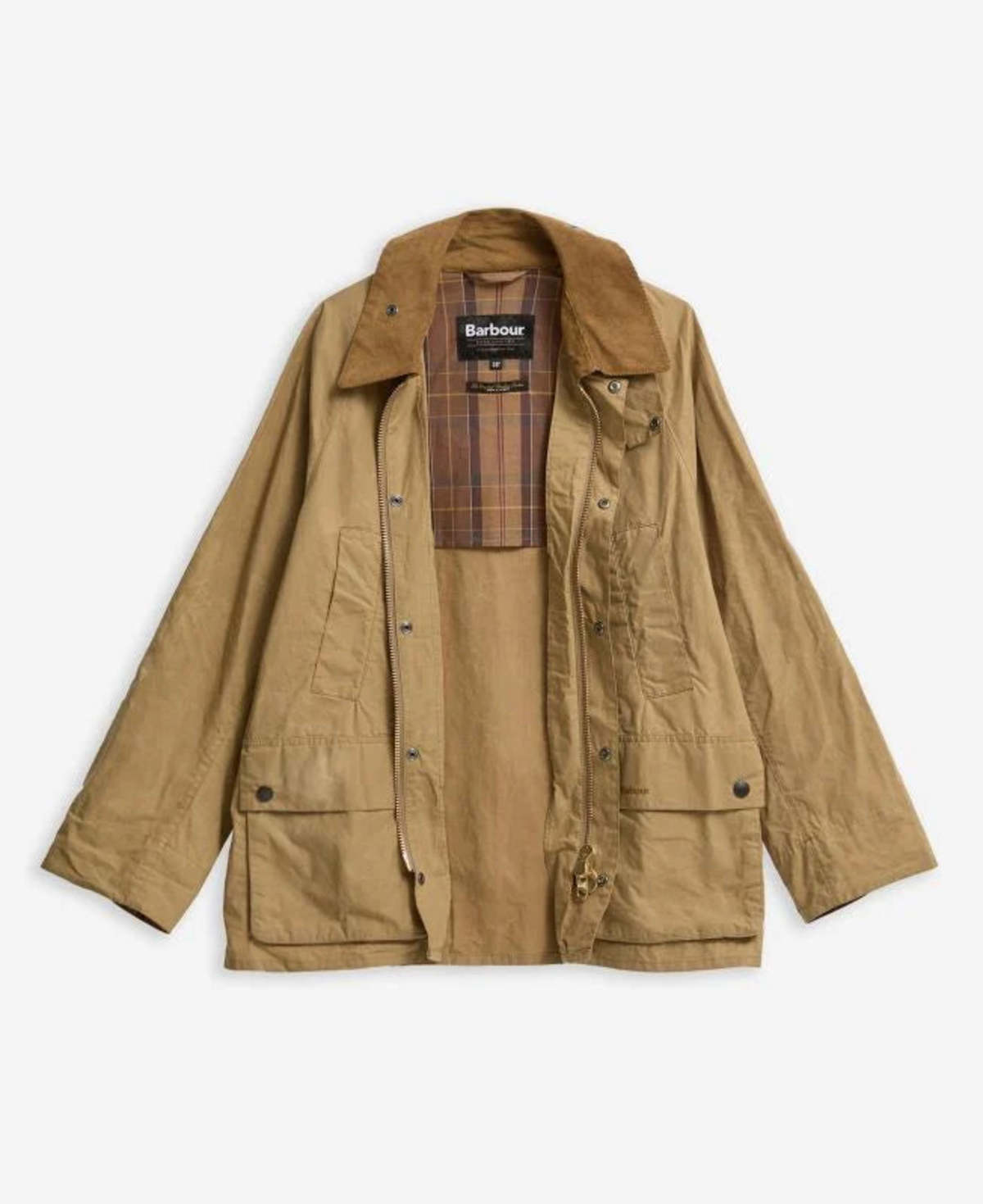 Barbour Oversized Bedale Casual Jacket - Golden Khaki | Garmentory
