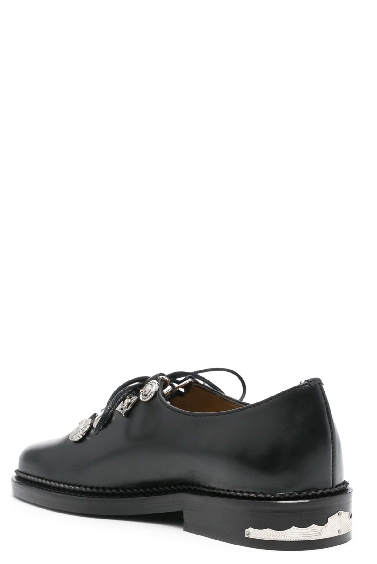 Toga Virilis Derby Shoes - Black - Image 3 of 4