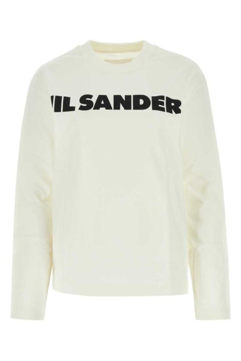 Tシャツ・カットソー JIL SANDER Women Tunic Tops 381766 J02GC0109J20073 WHITE Jil Sander Tunic Top - White | Garmentory