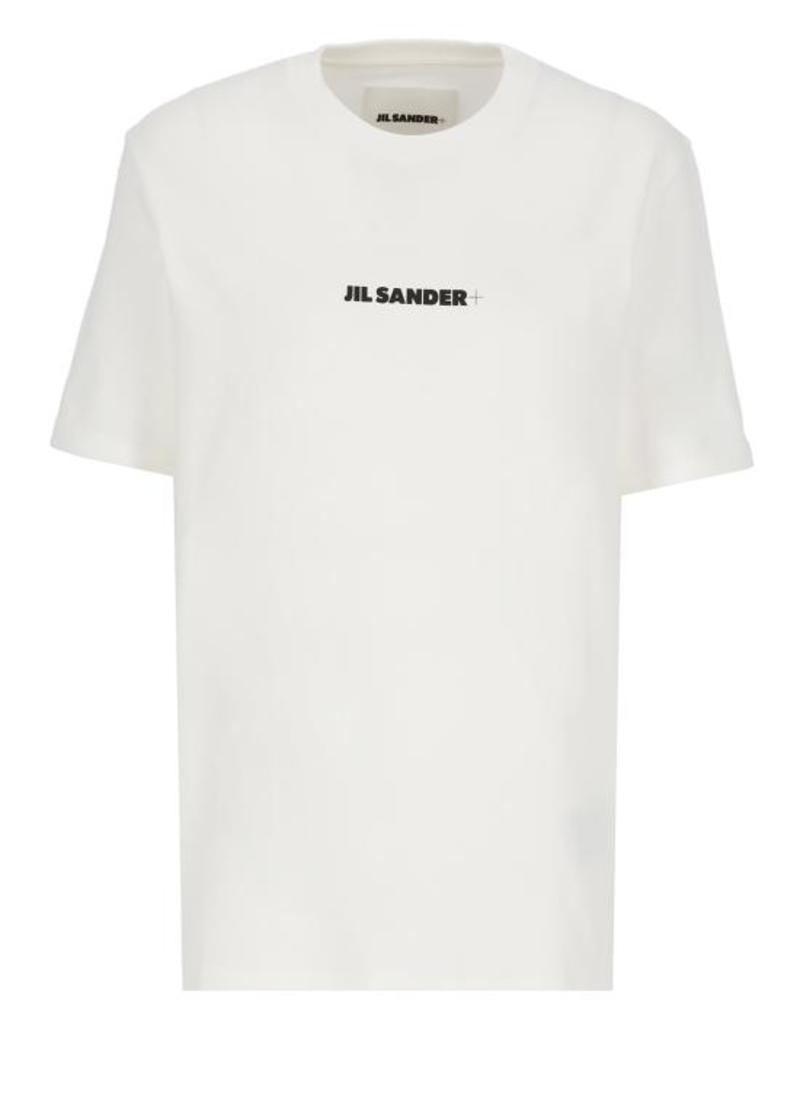 ■Jil Sander■ Logo Short Sleeve T-Shirt Porcelain J40GC0118 Logo T-Shirt Woman | Jil Sander Official Online Store