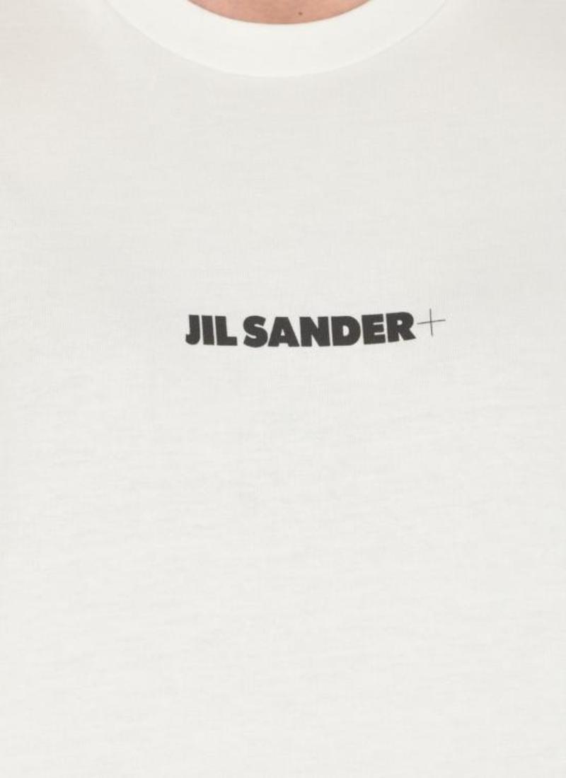 ■Jil Sander■ Logo Short Sleeve T-Shirt Porcelain J40GC0118 Logo T-Shirt Woman | Jil Sander Official Online Store