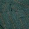 Sundazed 70s Dormeuil Wool Flannel Pinstripe Blazer - Green - Thumbnail 4