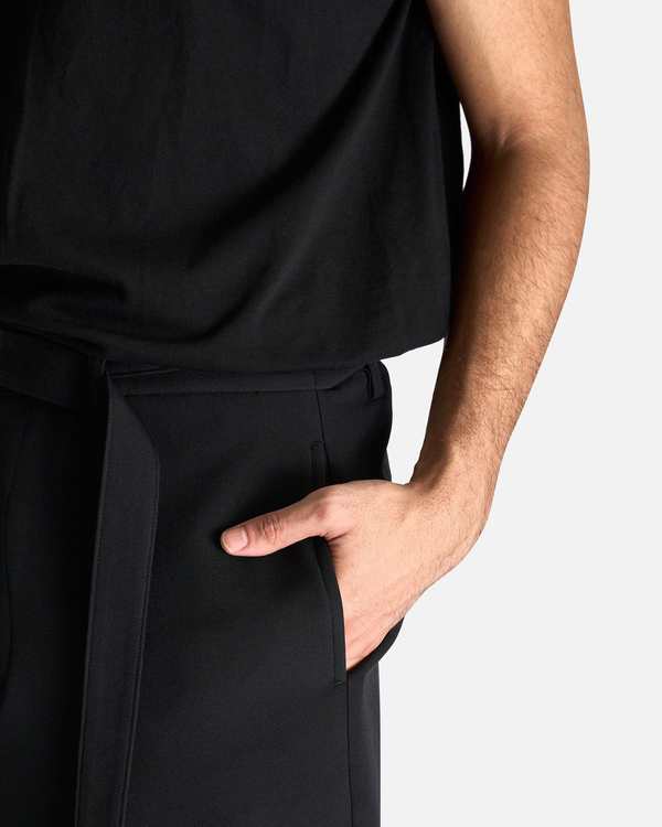 sacai Matelasse Twill Pants - Black | Garmentory