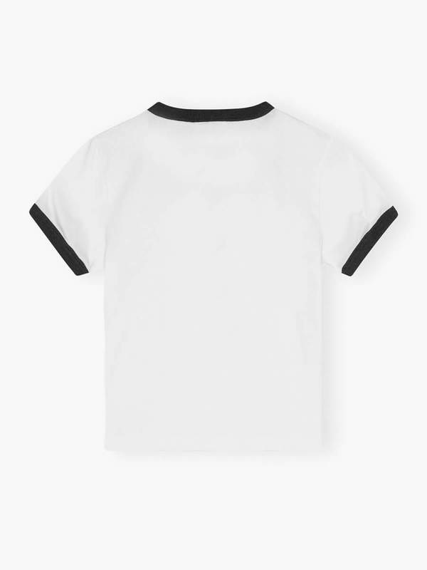 Ganni Basic Jersey Bear T-Shirt - White | Garmentory