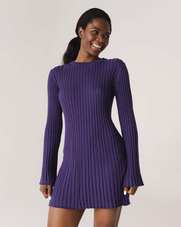 The Knotty Ones Aura Mini Dress - Iris | Garmentory