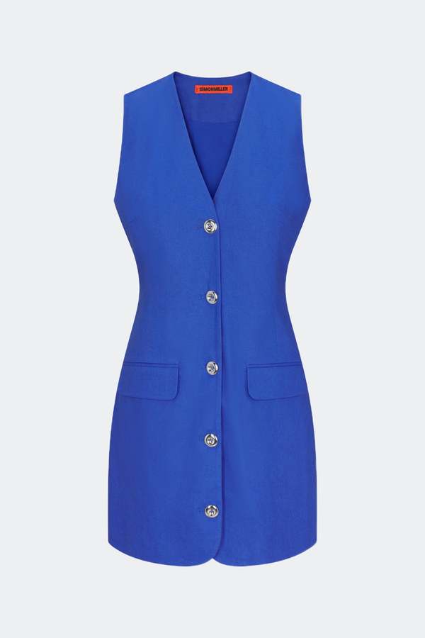 simon miller carob linen mini dress Simon Miller - Carob Linen Mini Dress