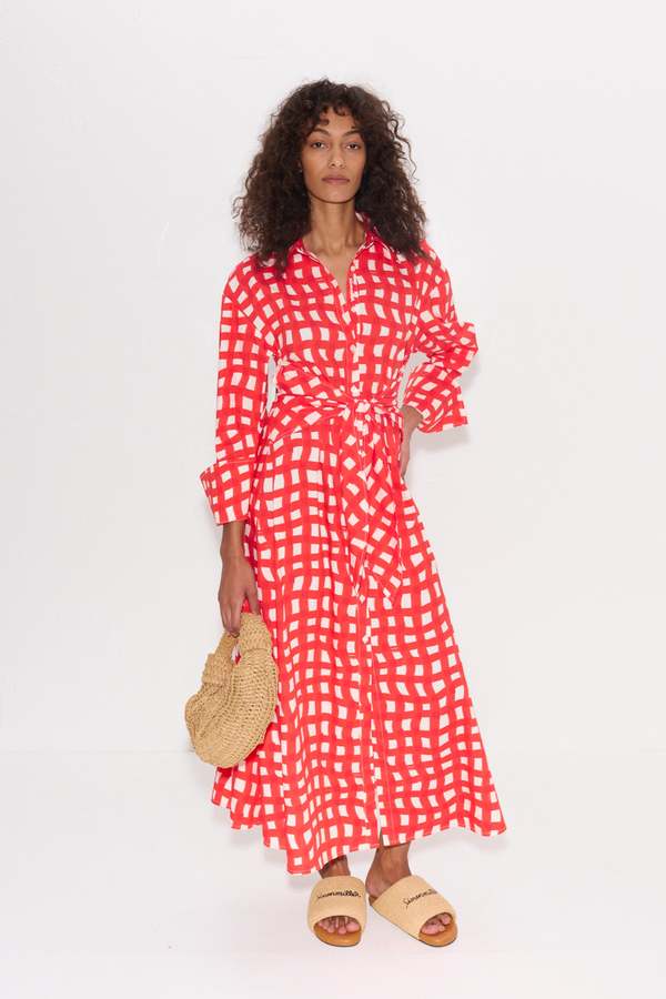 simon miller loch poplin maxi dress Simon Miller Loch Maxi Dress