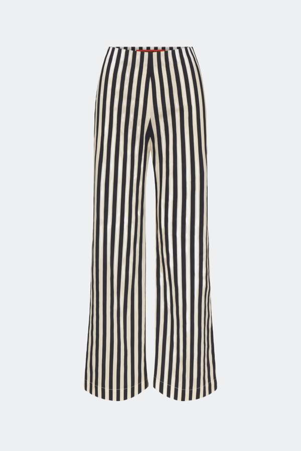 Simon Miller Pia Poplin Pant - Black/White Stripe Simon Miller Pia Poplin Pant - Black/White Stripe