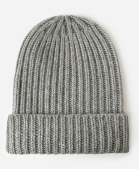HURRAY Sailor Cashmere Beanie - Eco Gravel | Garmentory display picture 1