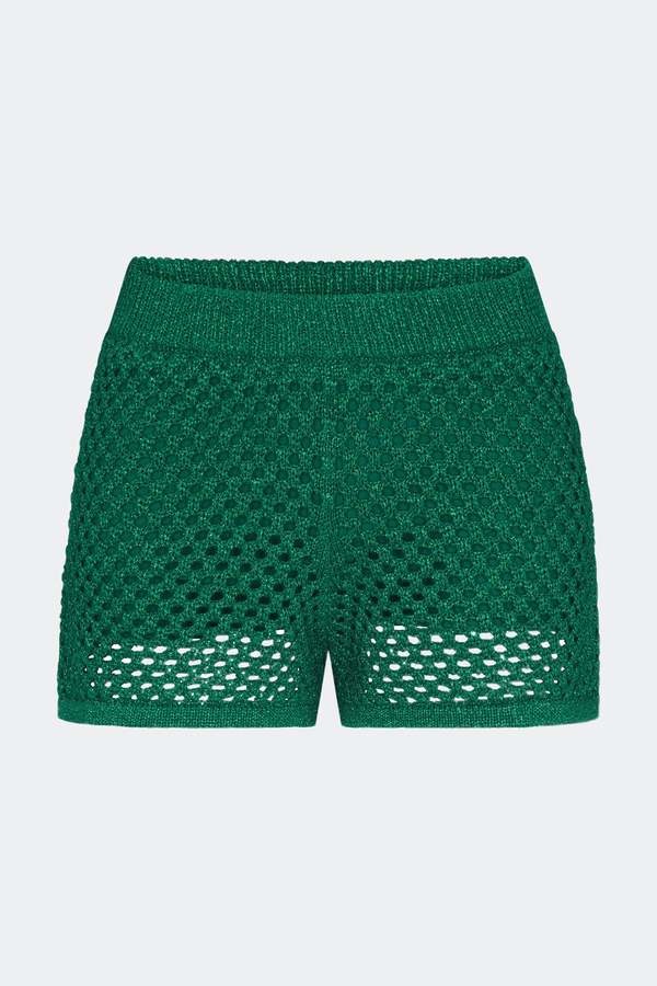 Simon Miller Marzo Crochet Shorts - Gummy Green