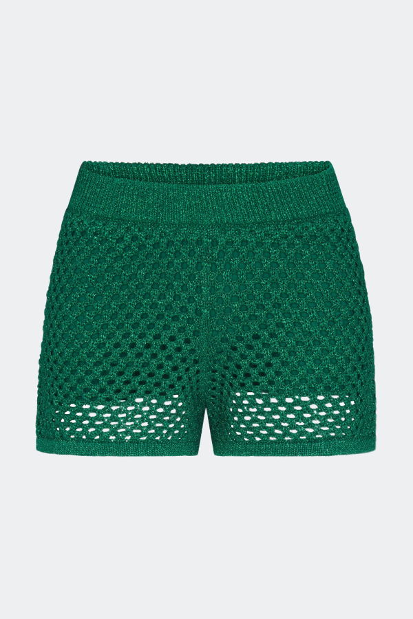 Simon Miller Marzo Crochet Shorts - Gummy Green
