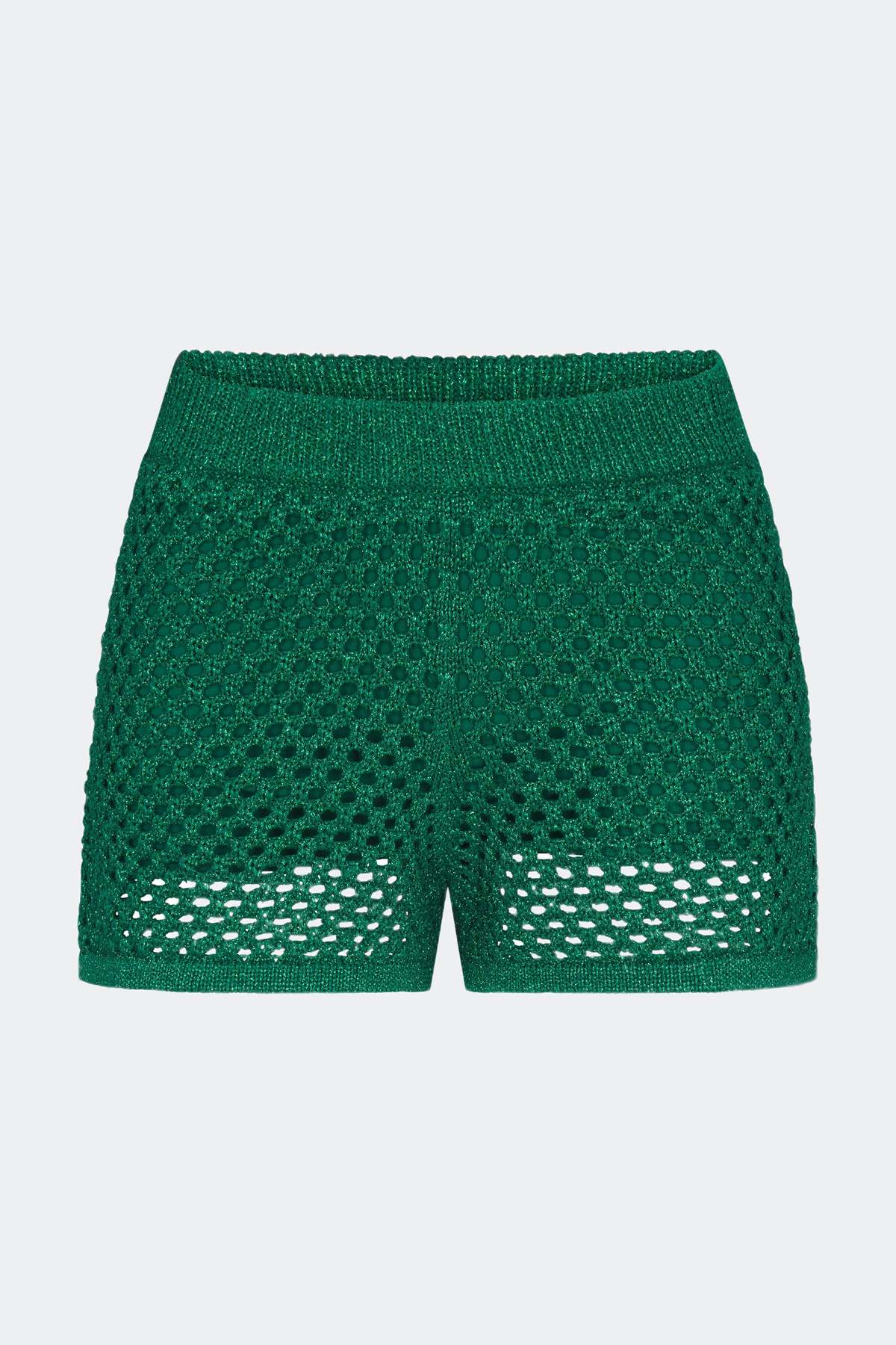 Simon Miller Marzo Crochet Shorts - Gummy Green - Image 1 of 4