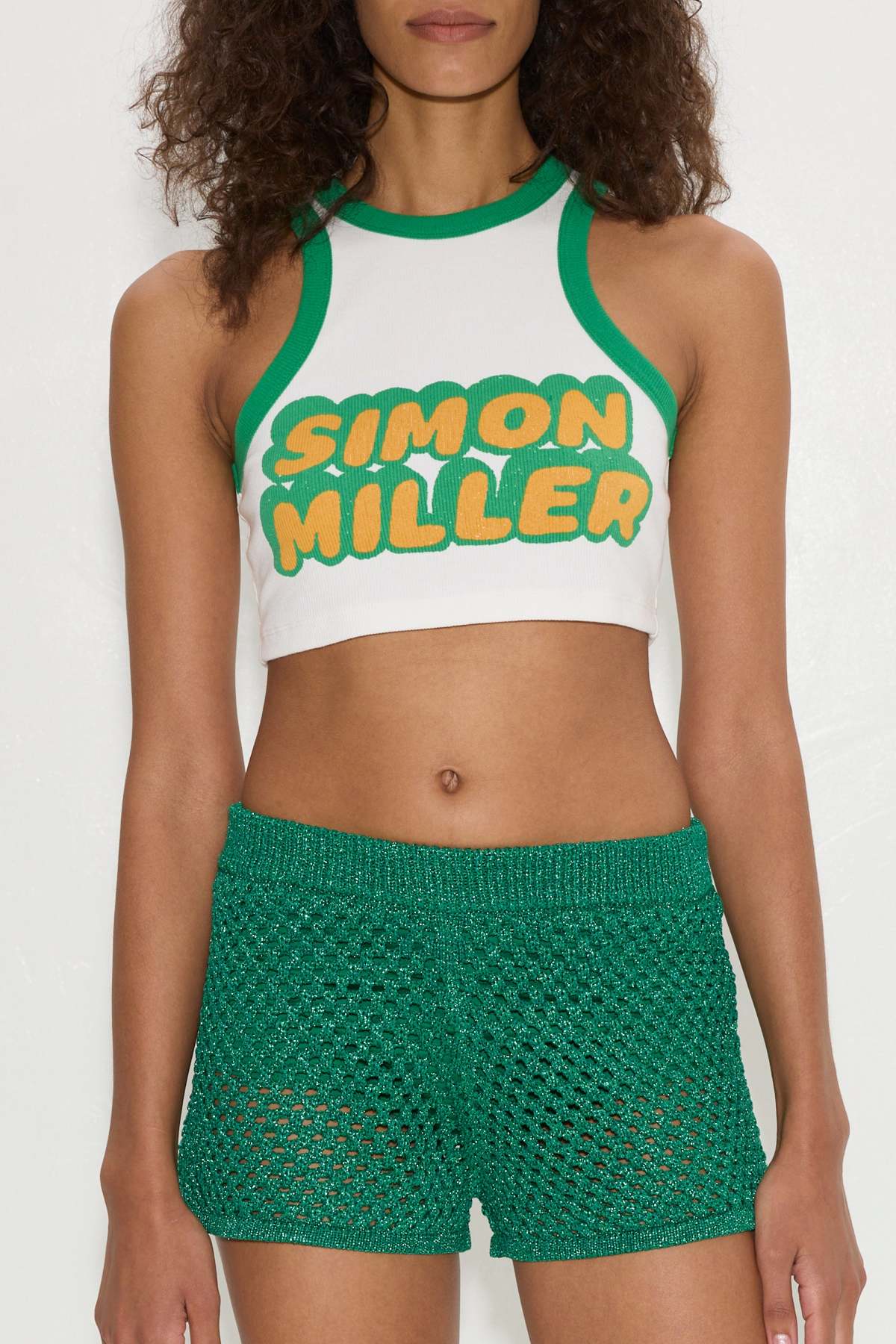 Simon Miller Marzo Crochet Shorts - Gummy Green - Image 4 of 4
