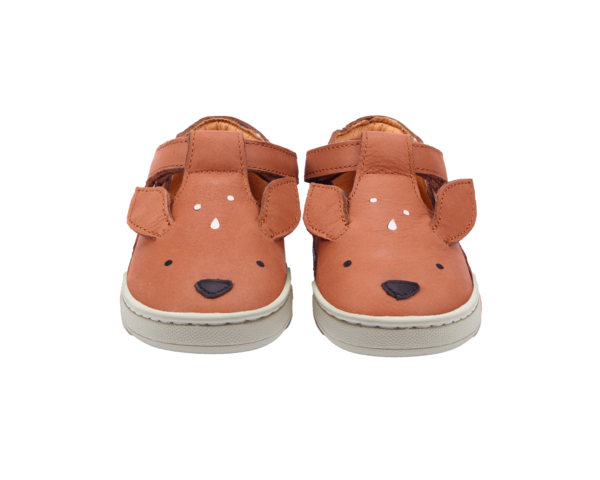 KIDS Donsje Sunni Classic Shoes - Walnut Leather