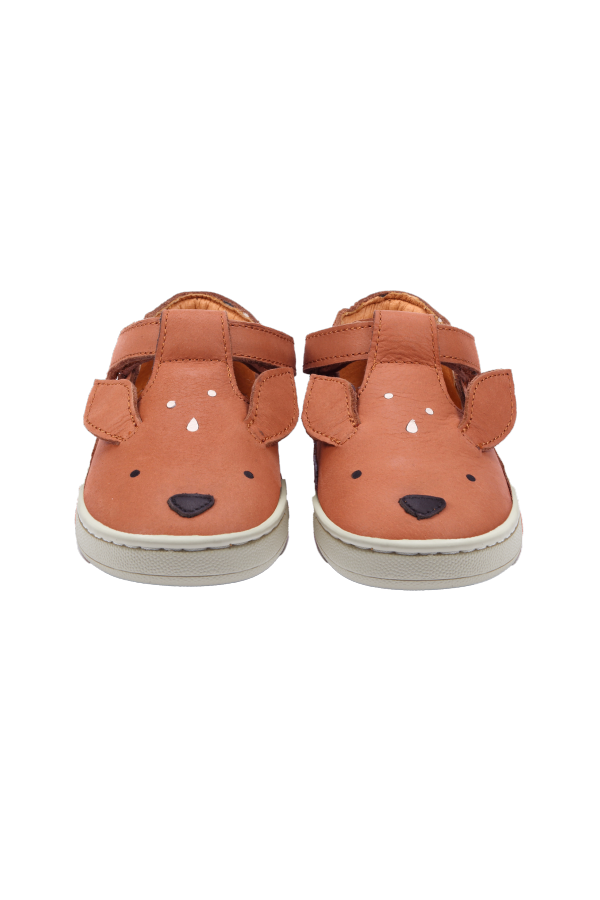 KIDS Donsje Sunni Classic Shoes - Walnut Leather