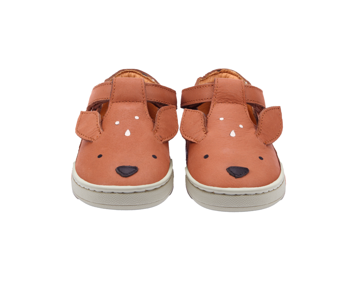 KIDS Donsje Sunni Classic Shoes - Walnut Leather - Image 1 of 4