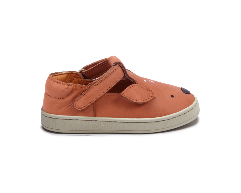 KIDS Donsje Sunni Classic Shoes - Walnut Leather