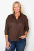 SBJ Austin Mercy Top - Chocolate/Textured White - Thumbnail 6