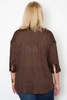 SBJ Austin Mercy Top - Chocolate/Textured White - Thumbnail 8