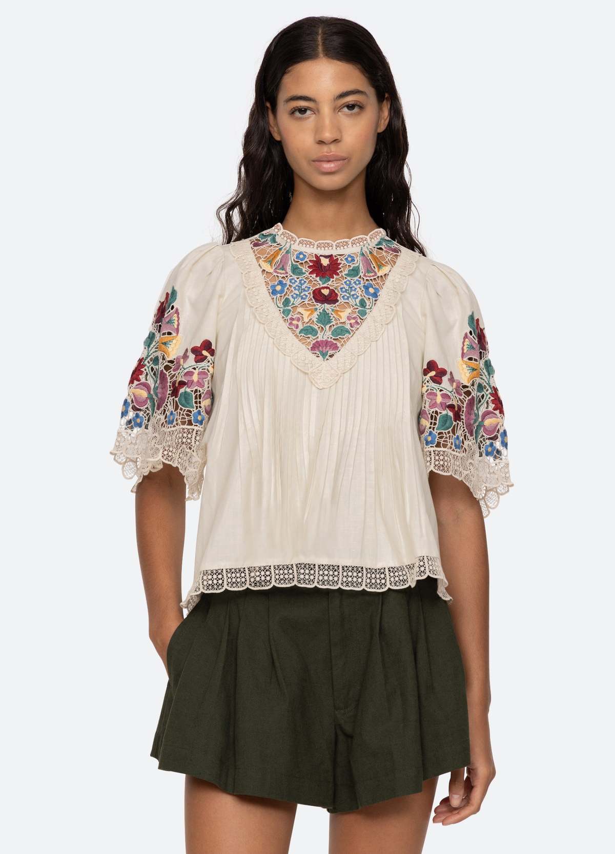 Sea NY Katharine S/S Top - Multi | Garmentory Sea NY Katharine S/S Top - Multi | Garmentory