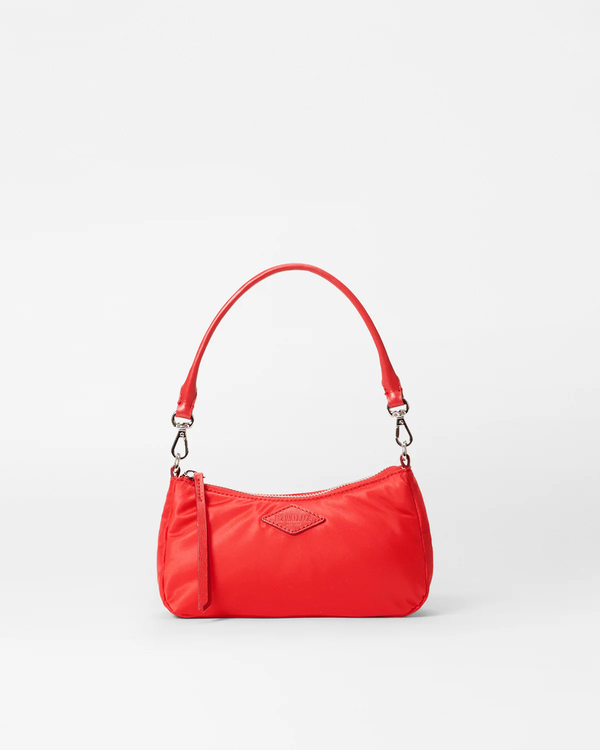 MZ Wallace Mini Chelsea Shoulder Bag - Bright Cherry | Garmentory