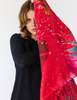 Lindsay Nicholas New York Melbourne Scarlet Burst Silk Scarf - Thumbnail 4