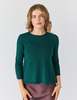 Lindsay Nicholas New York Wellesley Sweater - Emerald - Thumbnail 2