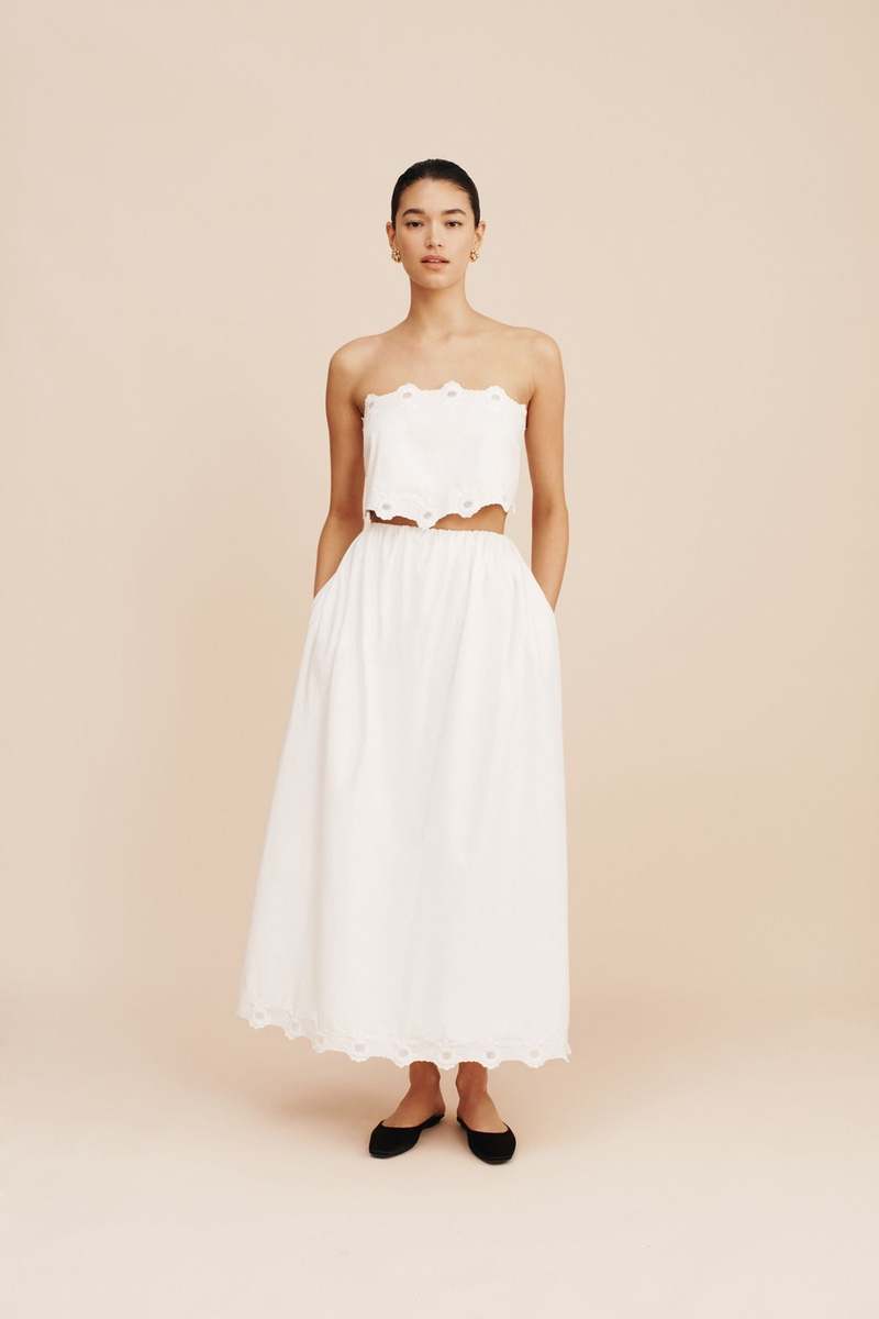 Posse Antoinette Skirt - Vintage White