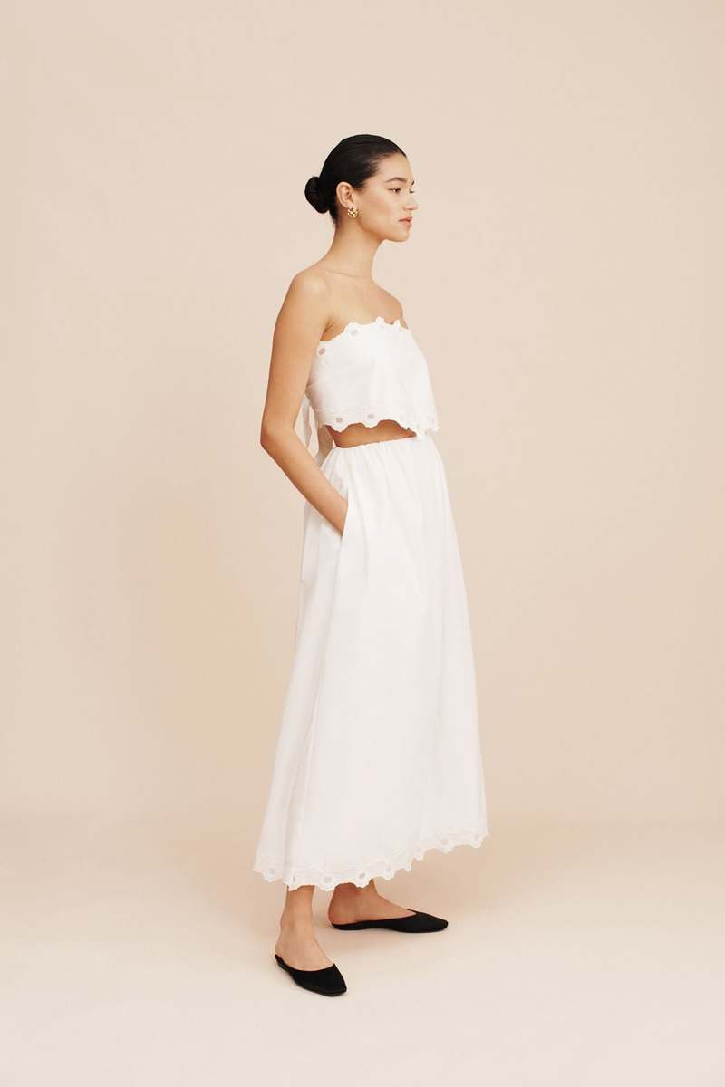 Posse Antoinette Skirt - Vintage White