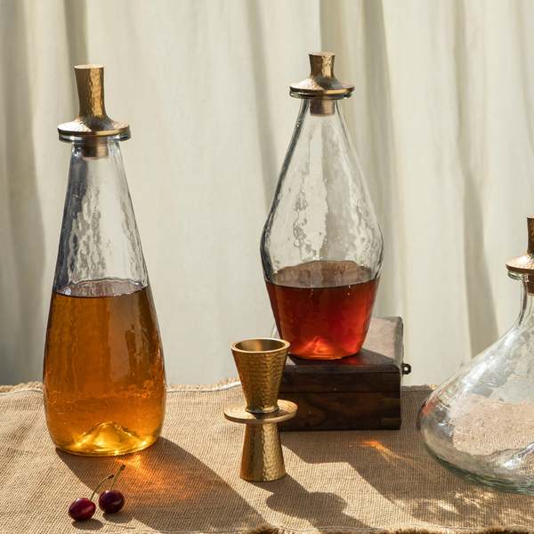The Collective Home Pebbled Decanter Tall