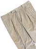 Fresh Corduroy Pleated Chino Pants - Beige - Thumbnail 4